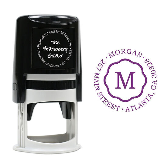 Center Initial Self-Inking Stamper